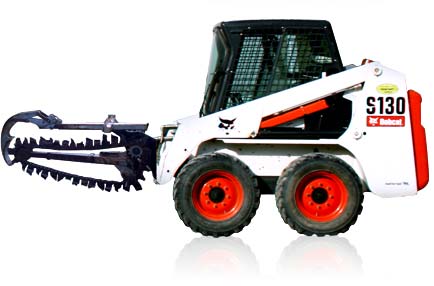 Bobcat Trench Digger