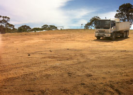 Building site clean up